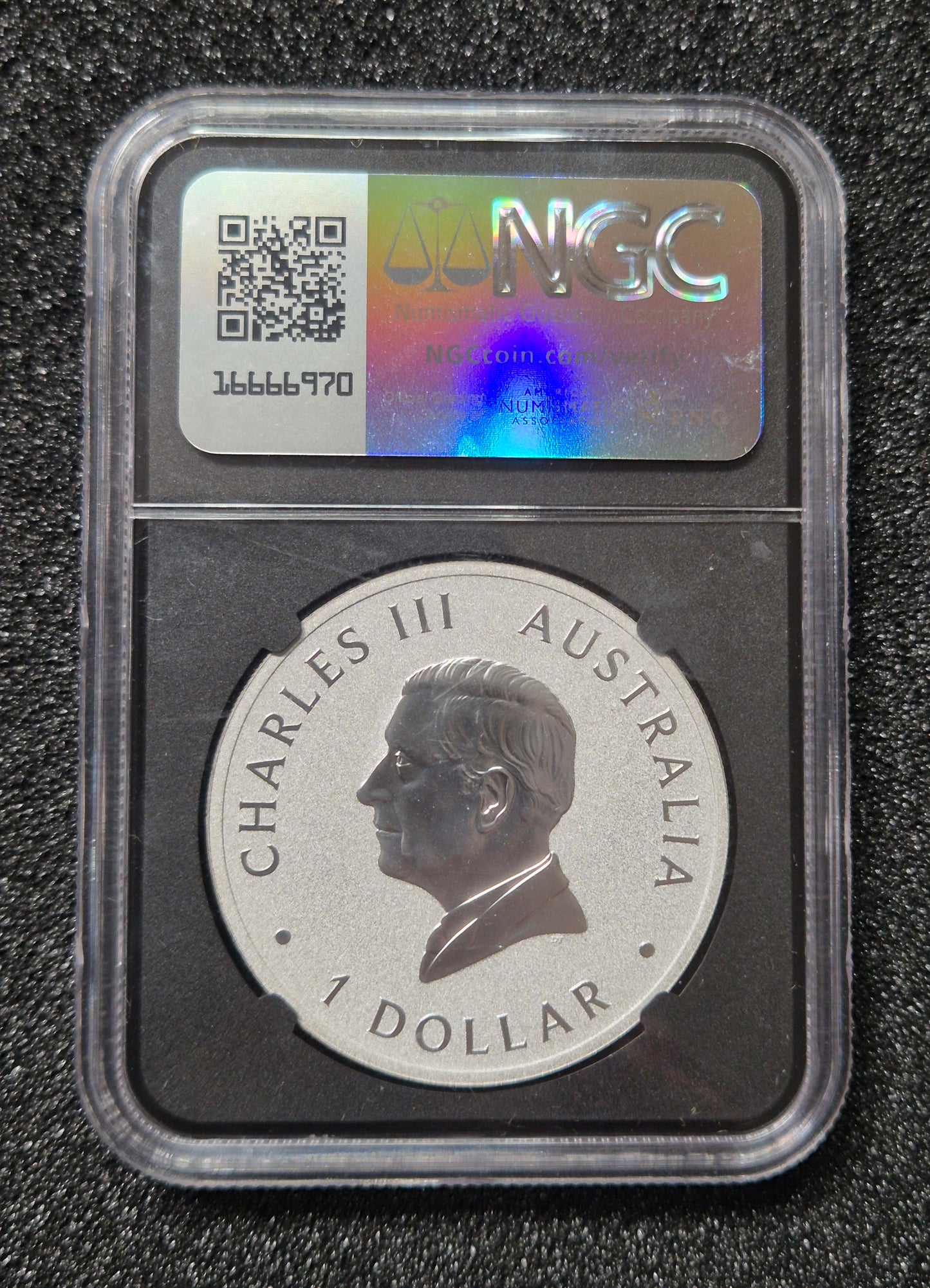 2025 Australia $1 Silver Koala – NGC MS 70 Black Label