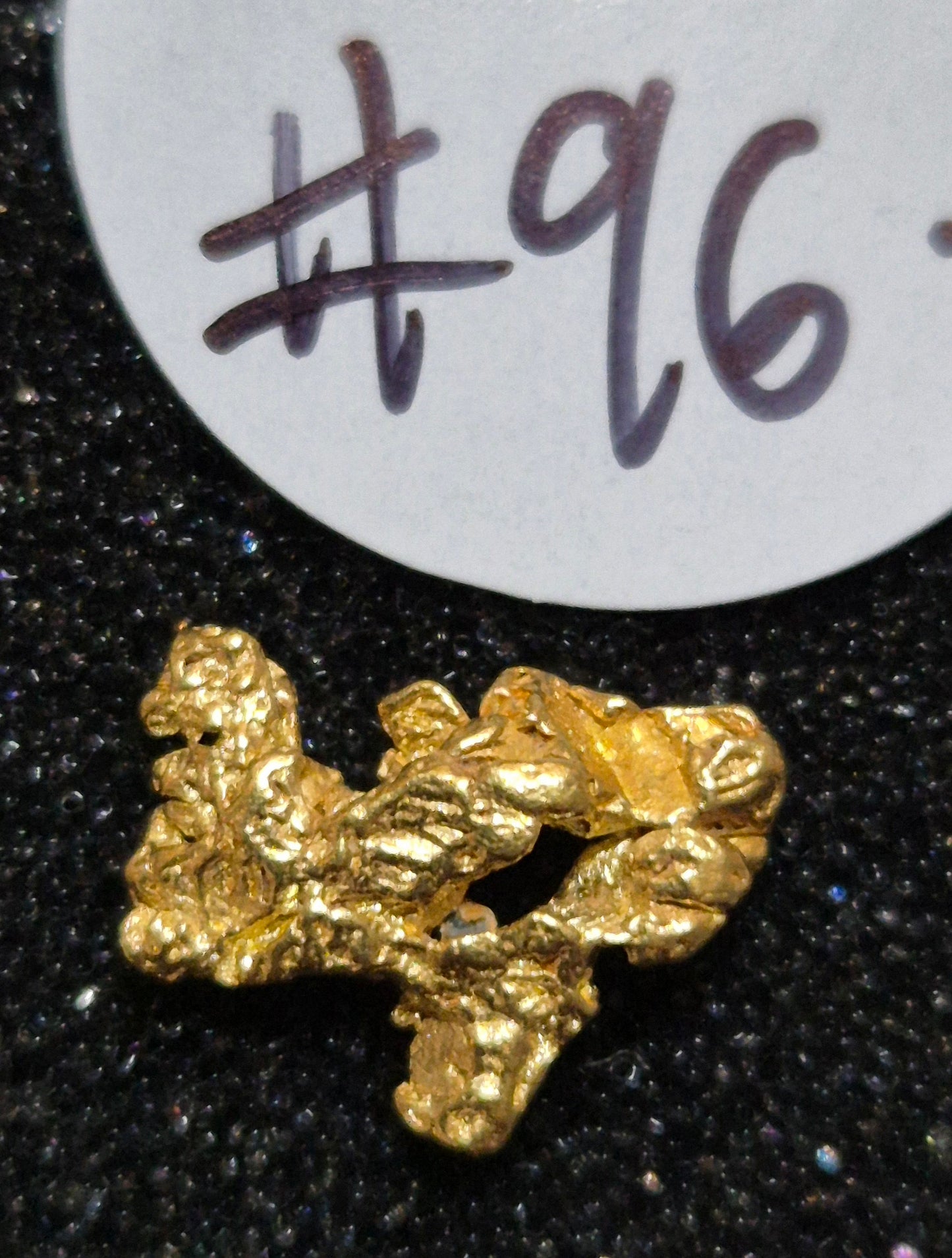 Natural Gold Nugget "The Rabbit" - 0.76g #96