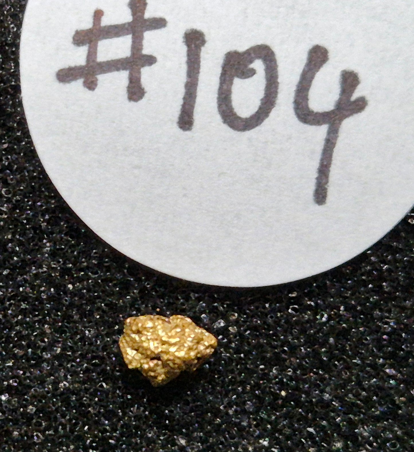 Natural Gold Nugget - 0.16g - #104