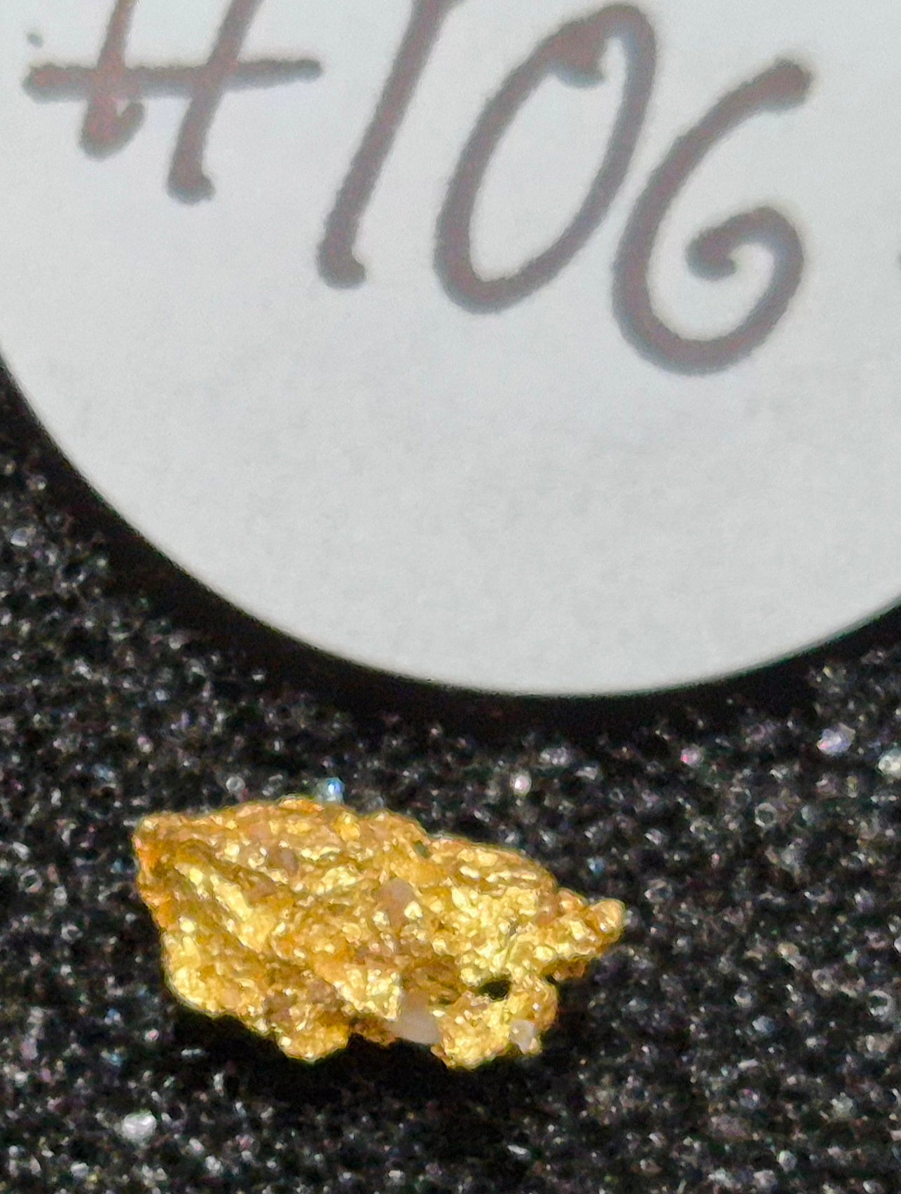 Natural Gold Nugget - 0.16g - #106