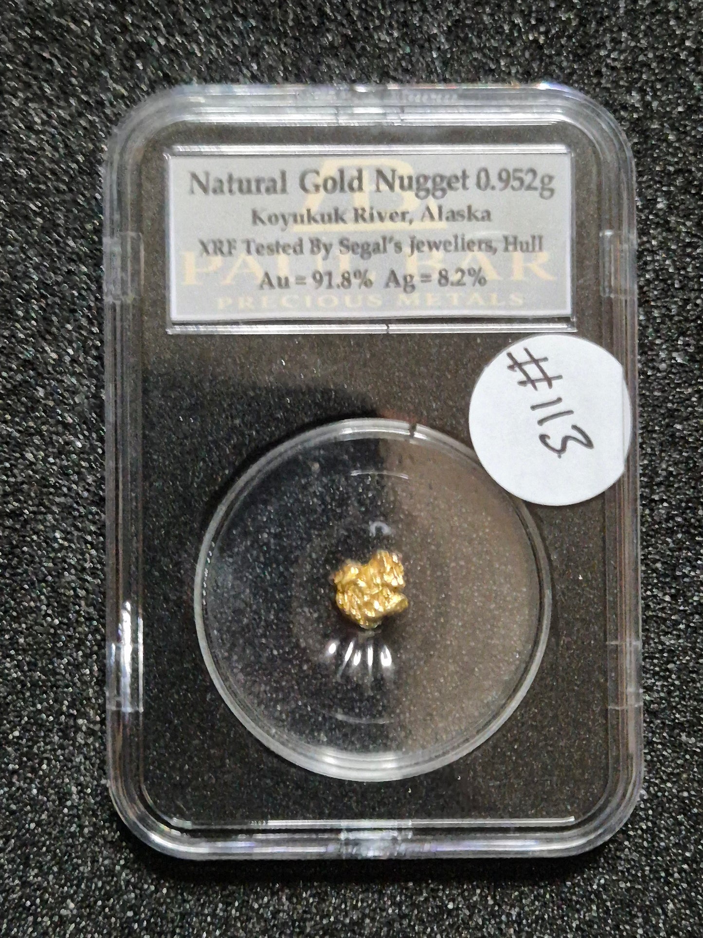 Natural Gold Nugget - 0.952g - #113