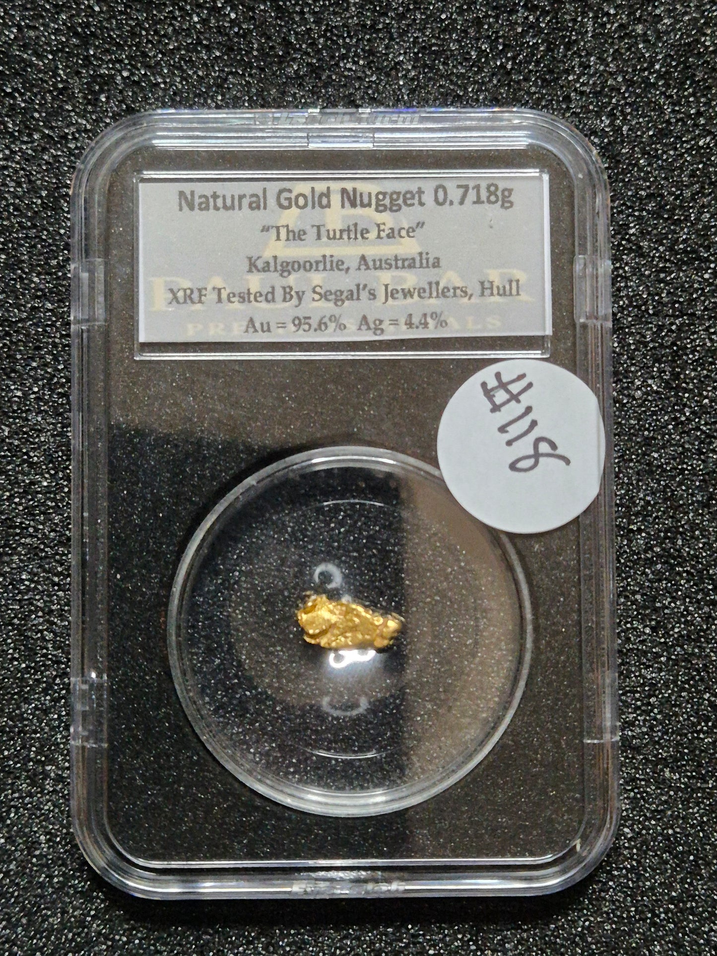 Natural Gold Nugget - 0.718g - #118