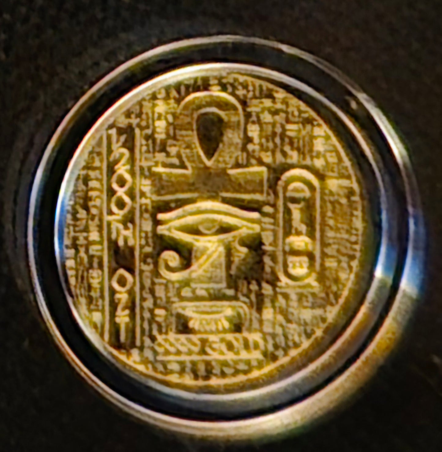 1/200oz Gold .9999 Egyptian King Tut image 1