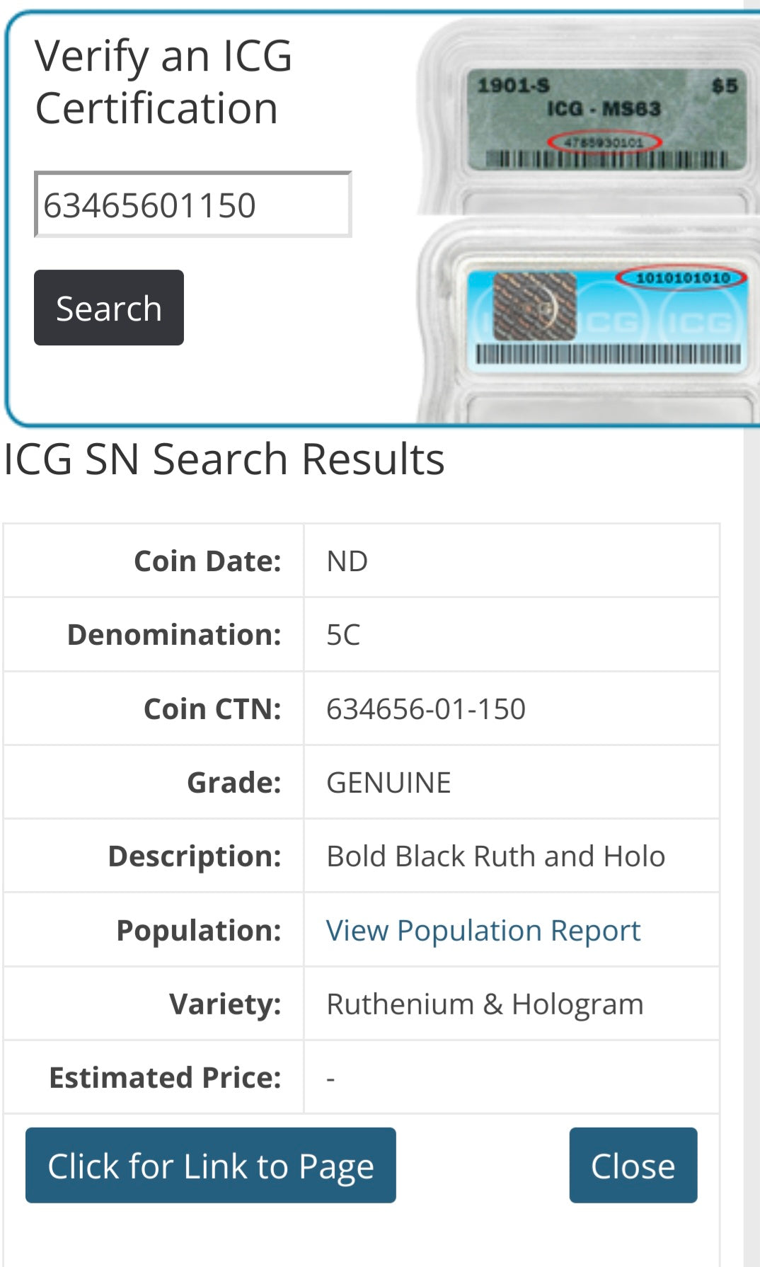 ICG-Genuine Buffalo Nickel image 4