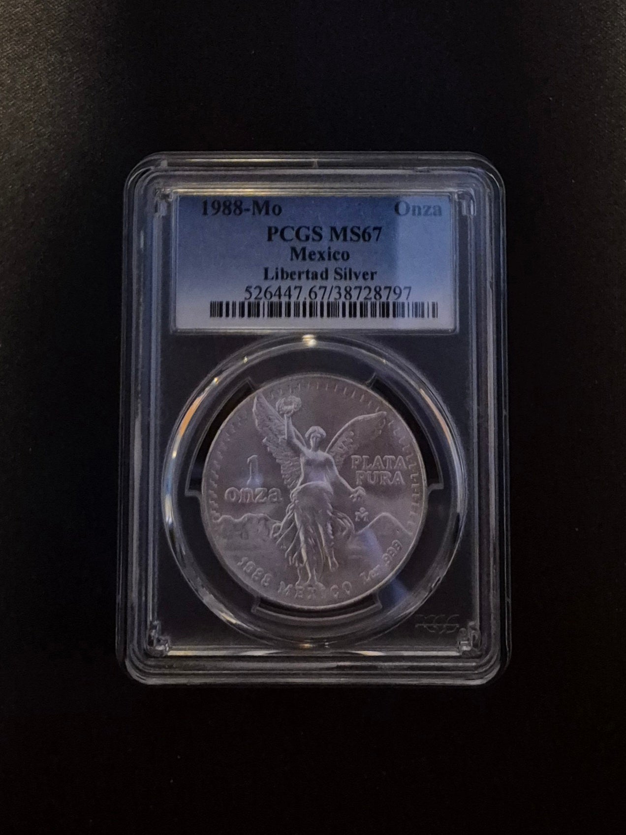 1988 1 Onza Libertad PCGS MS67 image 0