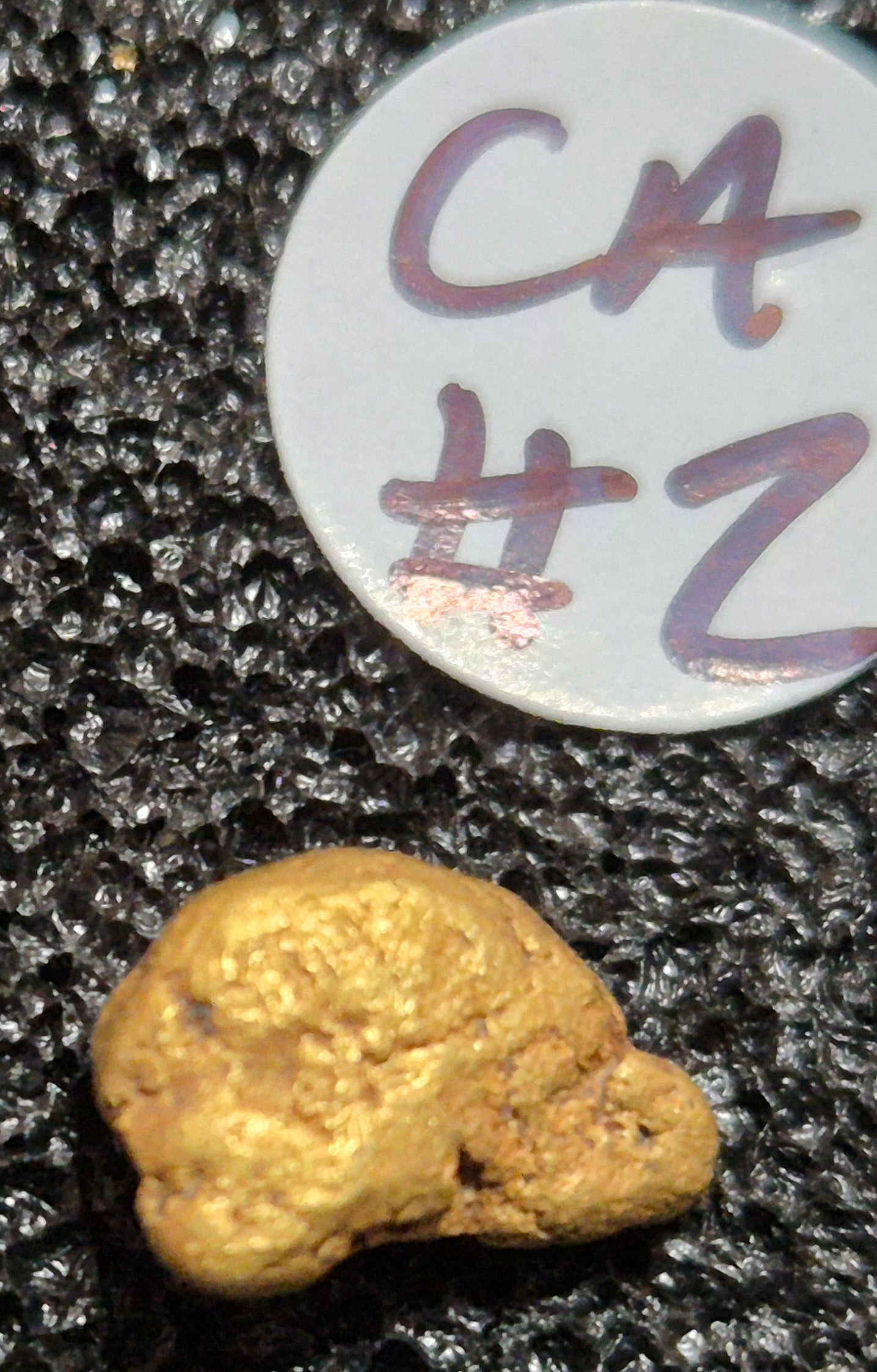 Natural Gold Nugget "The Alien" 0.77g  #CA2