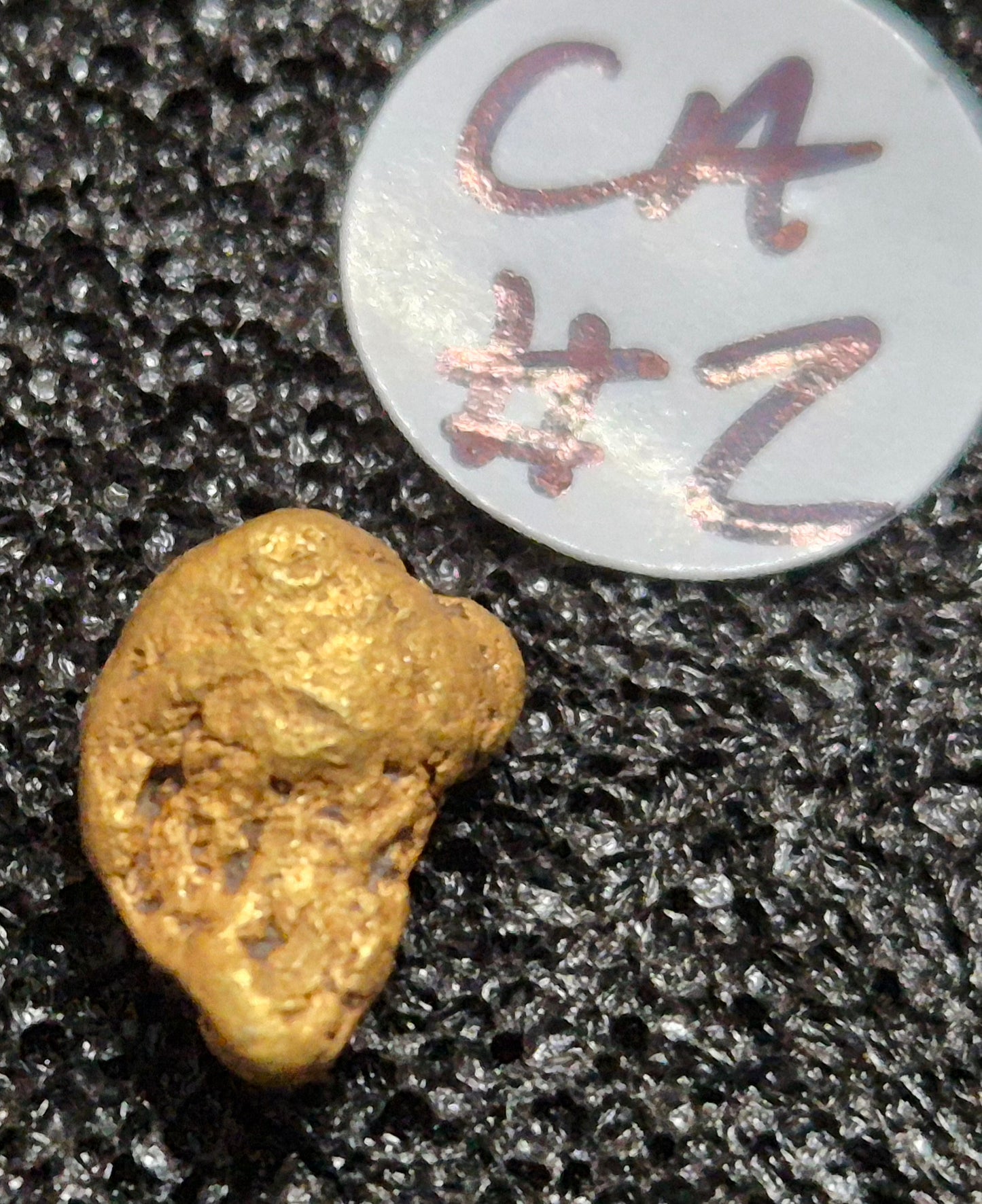 Natural Gold Nugget "The Alien" 0.77g  #CA2