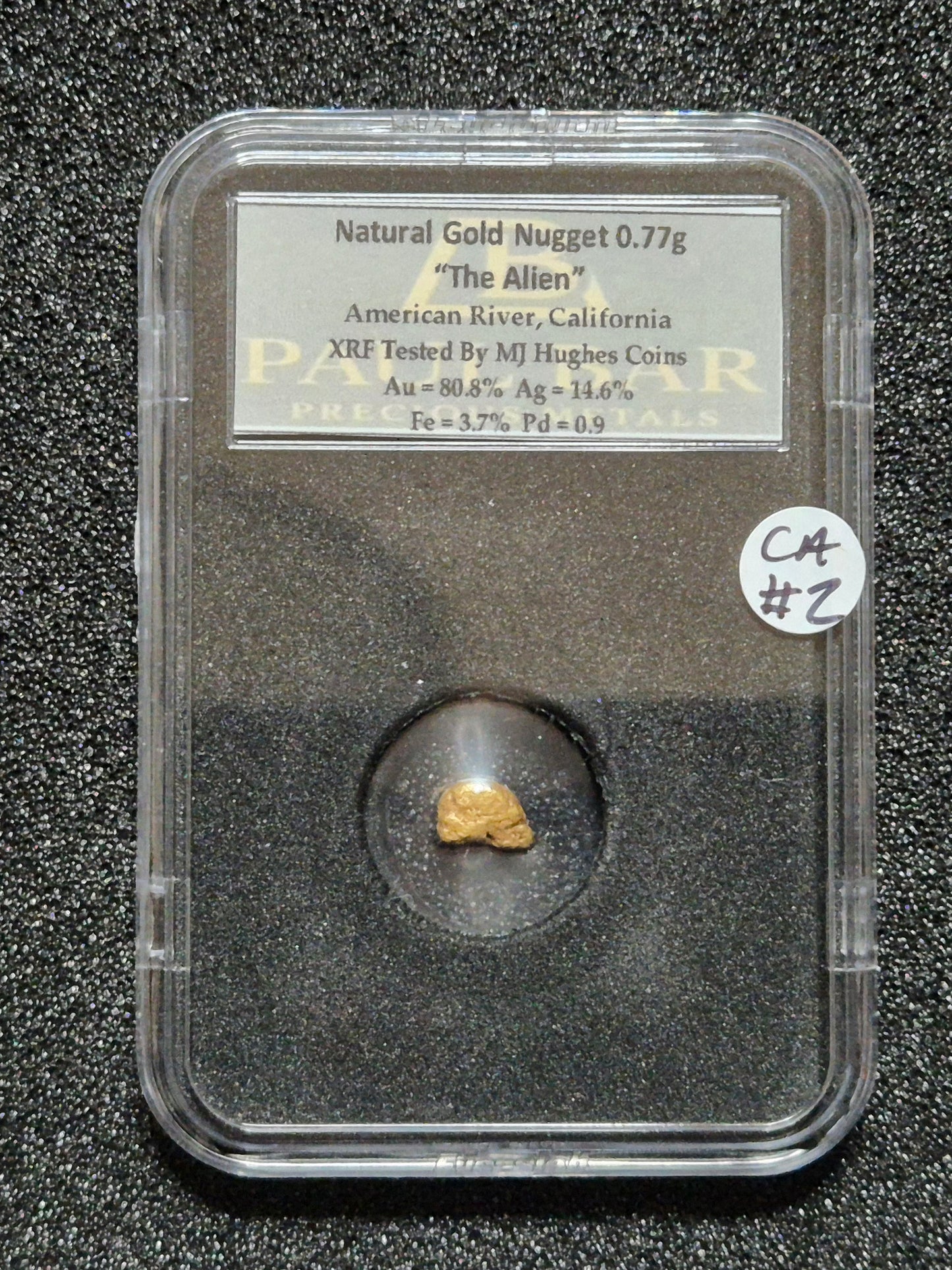 Natural Gold Nugget "The Alien" 0.77g  #CA2