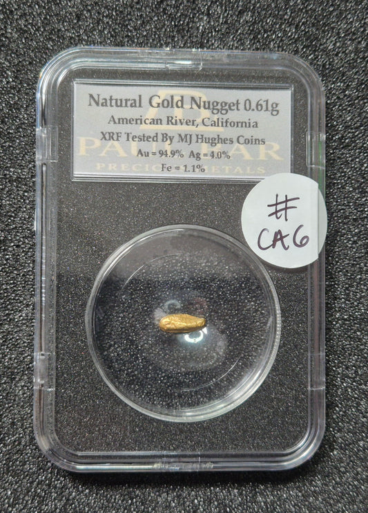 Natural Gold Nugget 0.61g  #CA6