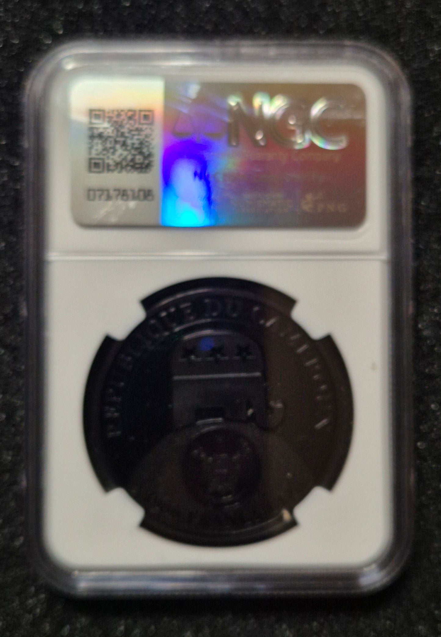 2024 Republic of Cameroon 1,000 Francs CFA silver proof coin titled “Donald Trump – All Together”, struck in high-relief with an obsidian-black finish by B.H. Mayer.