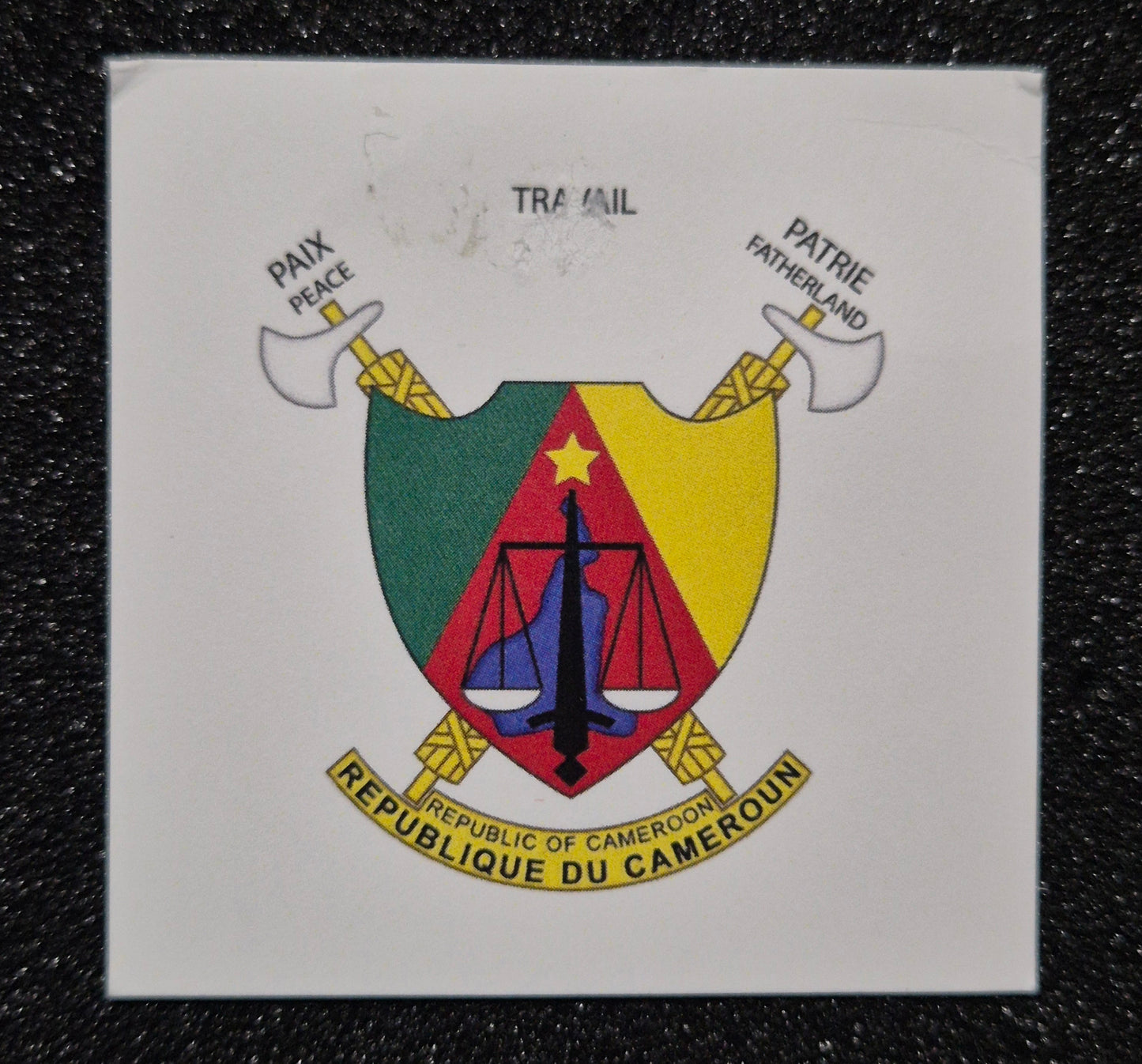 2024 Republic of Cameroon 1,000 Francs CFA silver proof coin titled “Donald Trump – All Together”, struck in high-relief with an obsidian-black finish by B.H. Mayer.