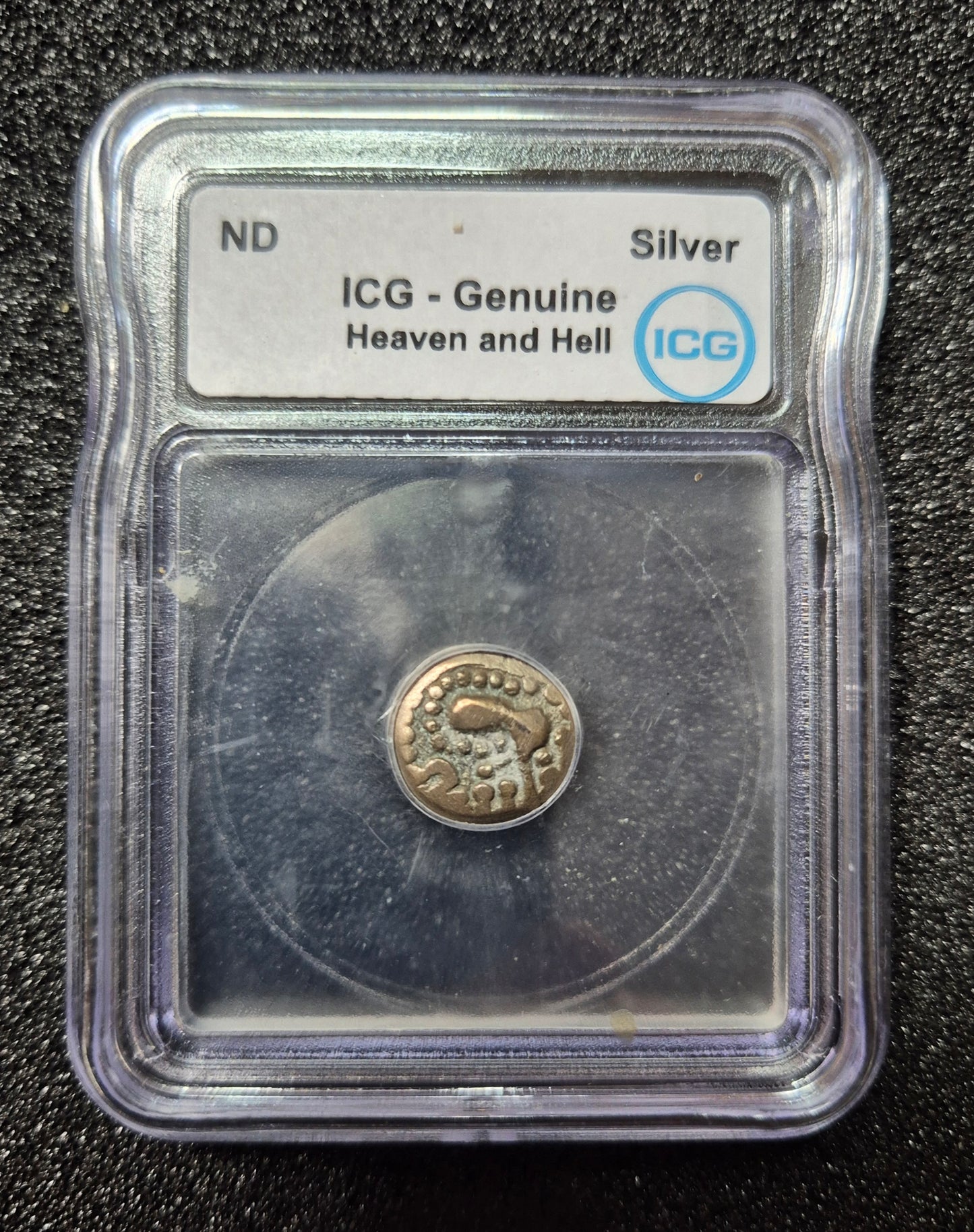 Ancient Coin - Silver Drachm (“Heaven & Hell” type) - c. 11th–12th Century AD