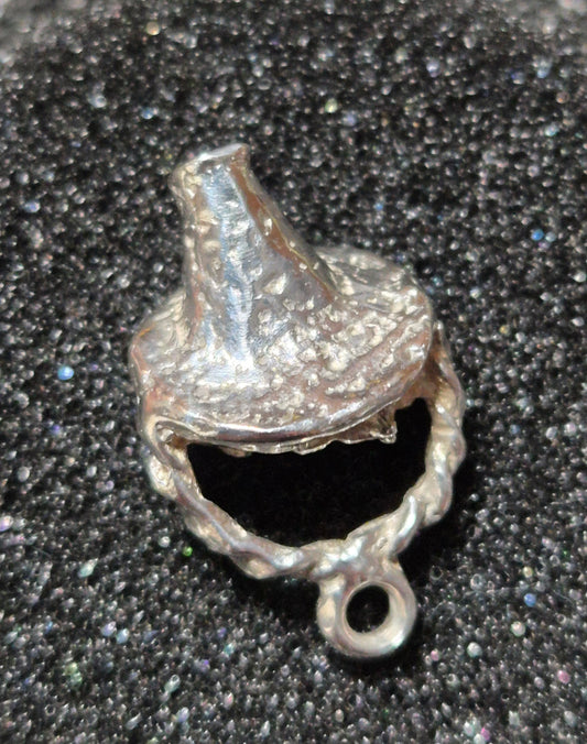 Pointed Hat Charm - 925 Silver - 2.18g - S#1