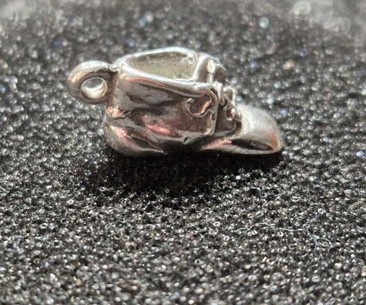 Silver Boot Charm - 925 Silver - 1.04g - S#2