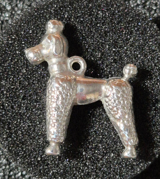 Poodle Charm - 925 Sterling Silver - 1.2g - S#4
