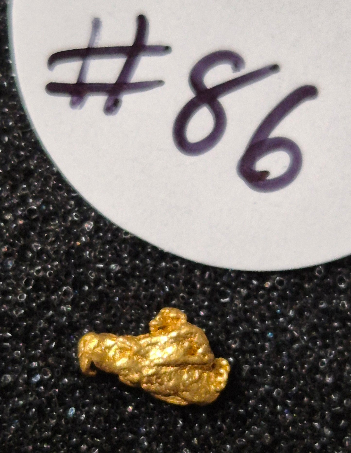 Natural Gold Nugget 0.11g - "The Stonefish" #86