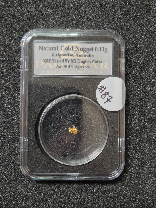 Natural Gold Nugget - 0.11g - #87