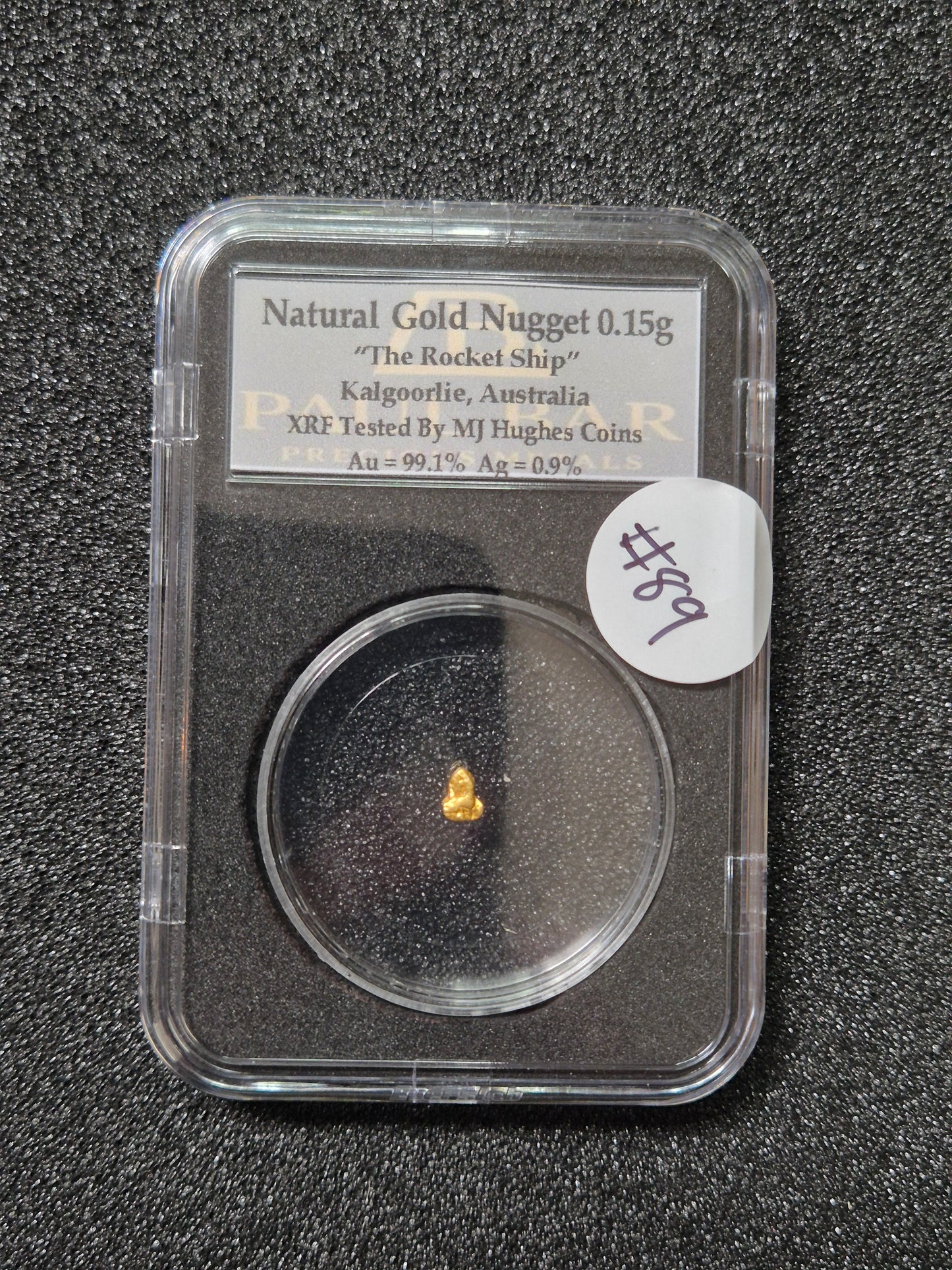 Natural Gold Nugget - 0.15g - #89