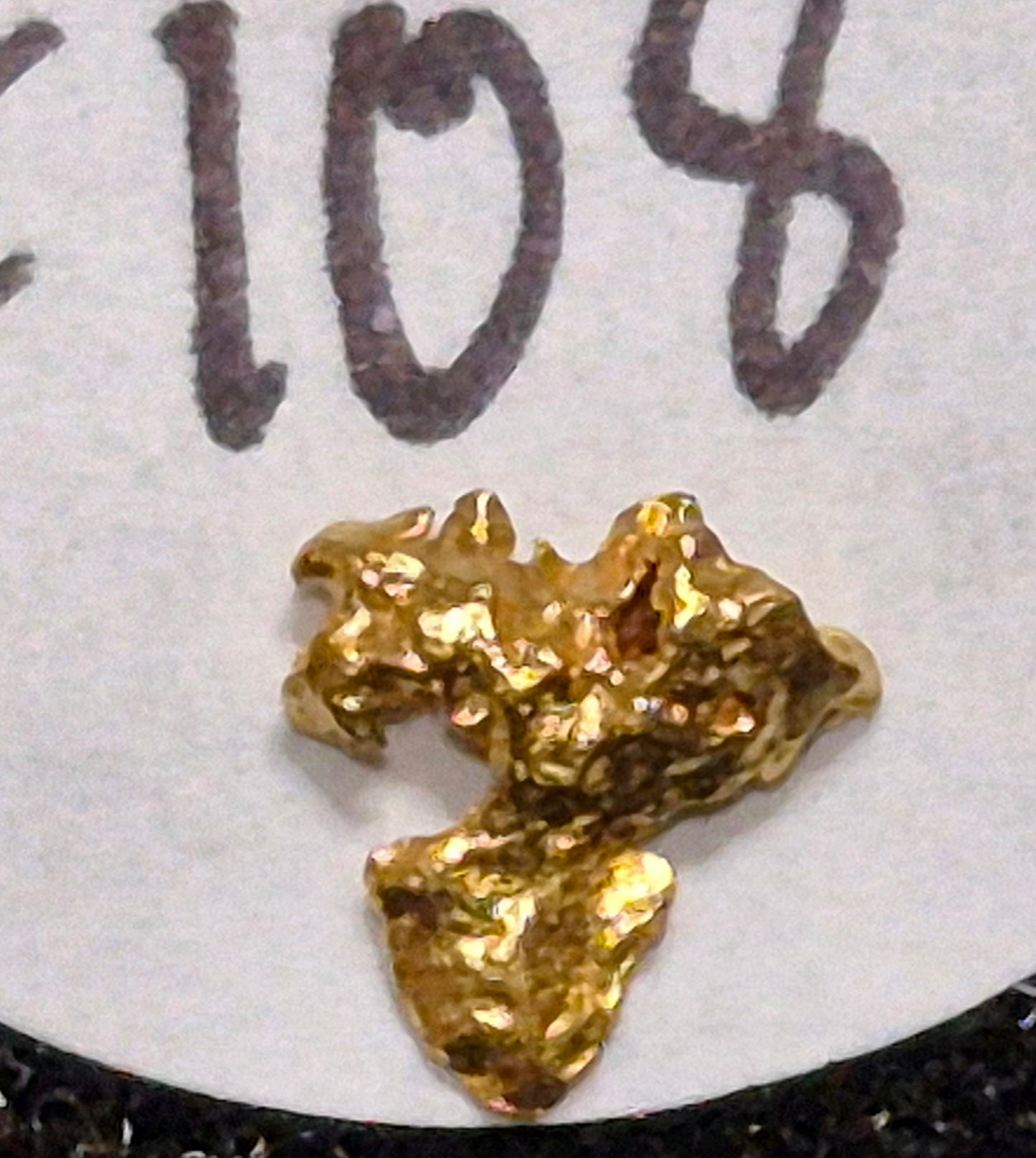 Natural Gold Nugget - 0.12g - #108