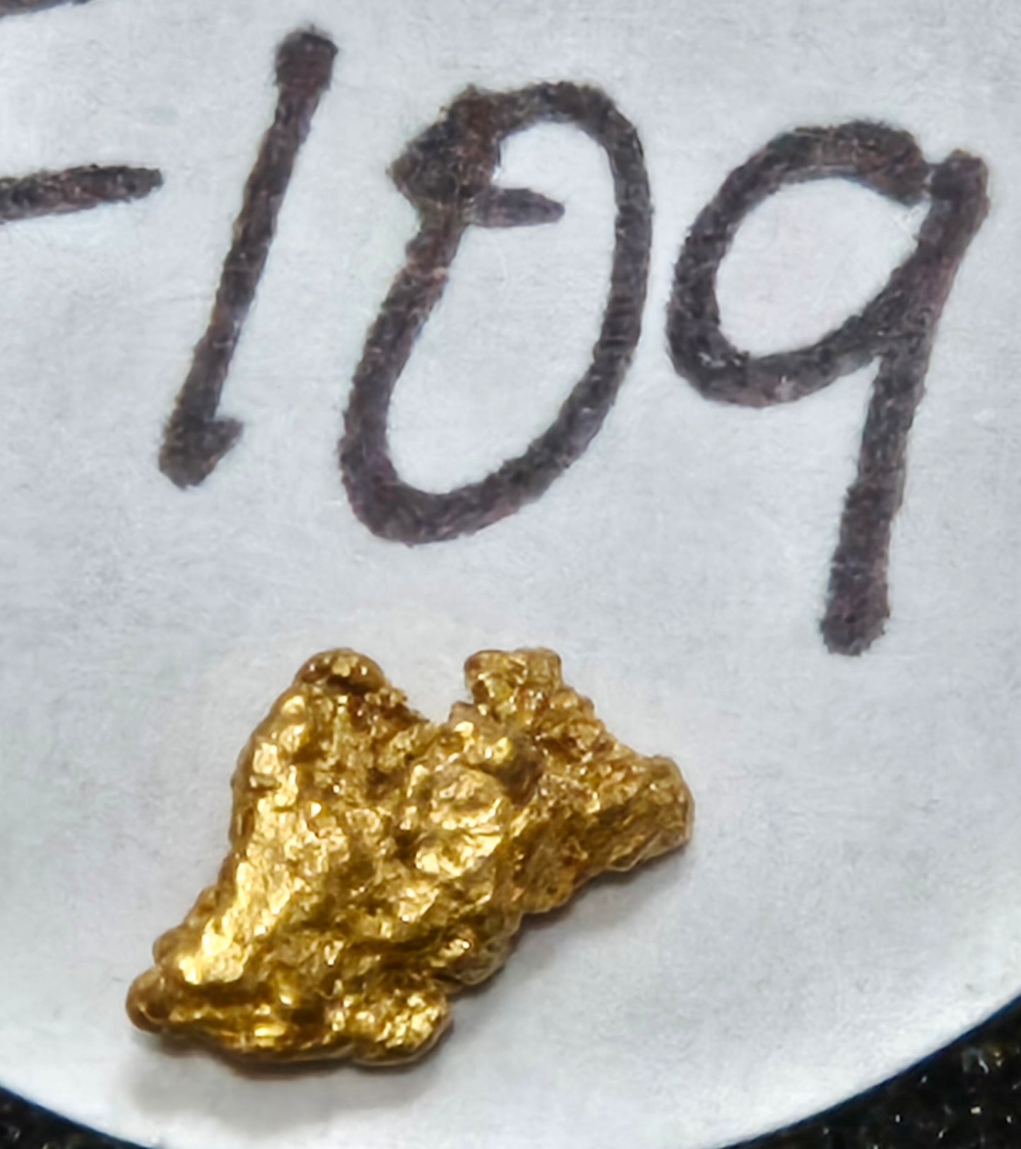 Natural Gold Nugget "The Boar's Head" - 0.15g - #109