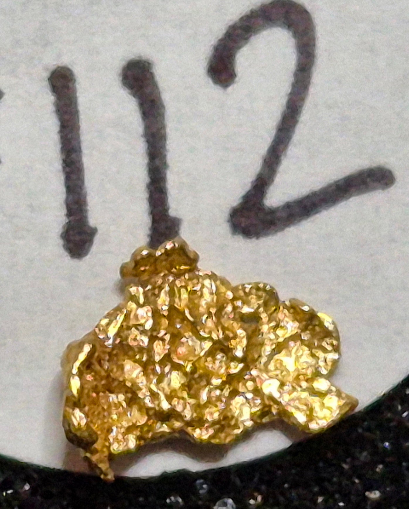Natural Gold Nugget - 0.18g - The Avro Vulcan - #112