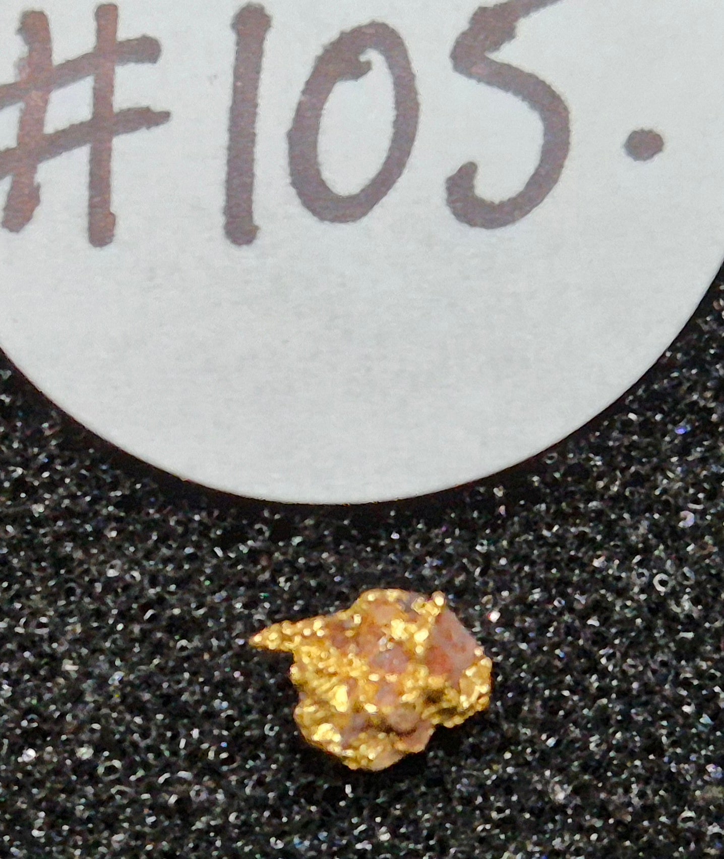 Natural Gold Nugget - 0.13g - #105