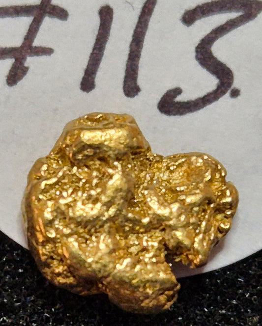 Natural Gold Nugget - 0.952g - #113