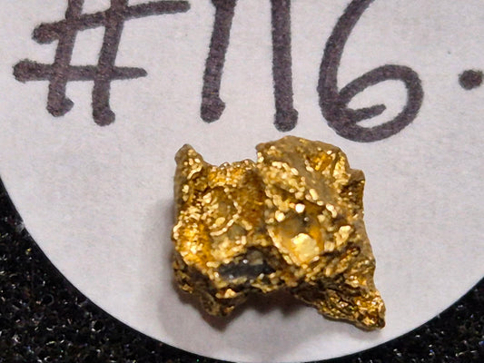 Natural Gold Nugget - 0.825g - #116