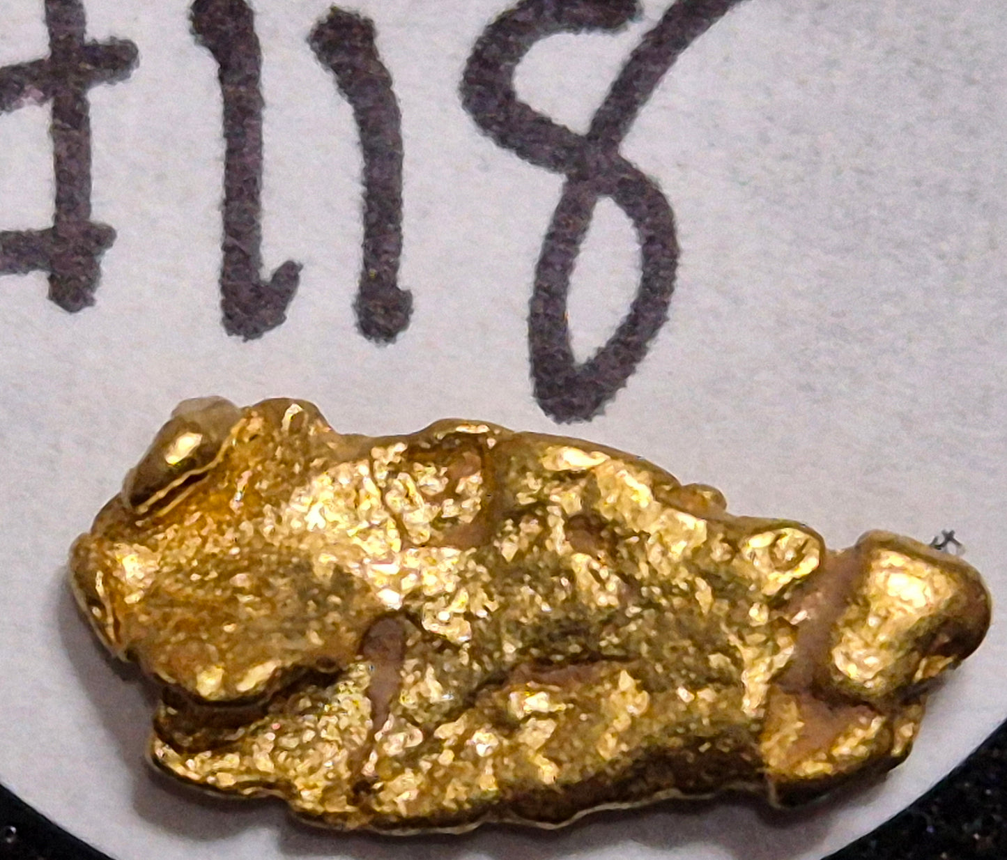 Natural Gold Nugget - 0.718g - #118
