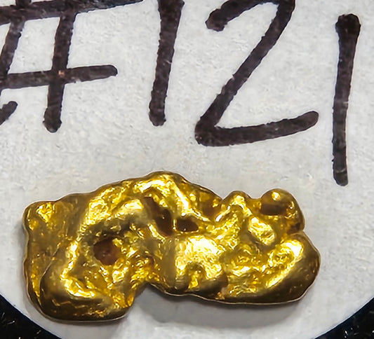Natural Gold Nugget - 0.698g - #121
