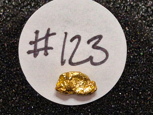 Natural Gold Nugget - 0.529g - #123