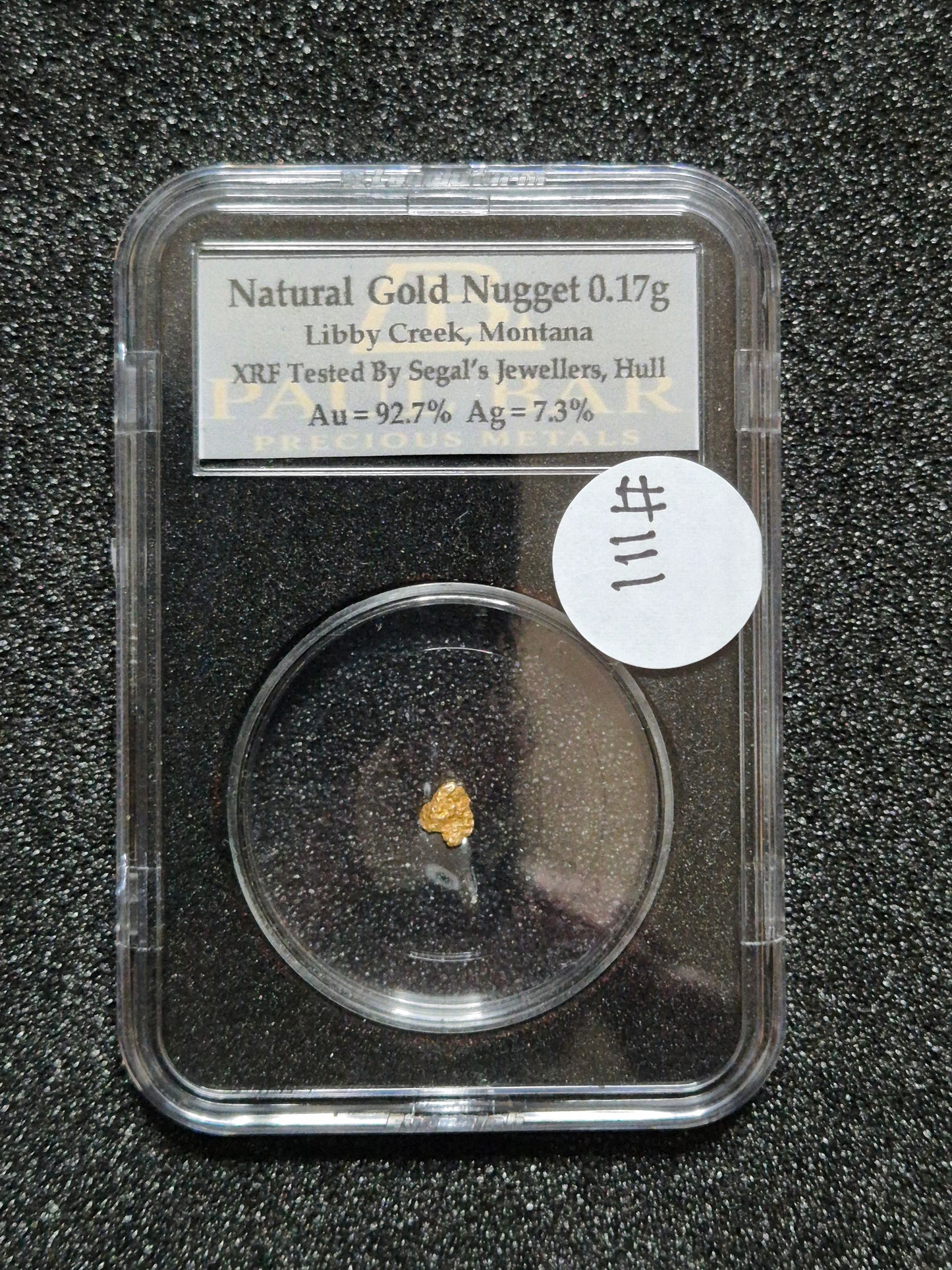 Natural Gold Nugget - 0.17g - #111