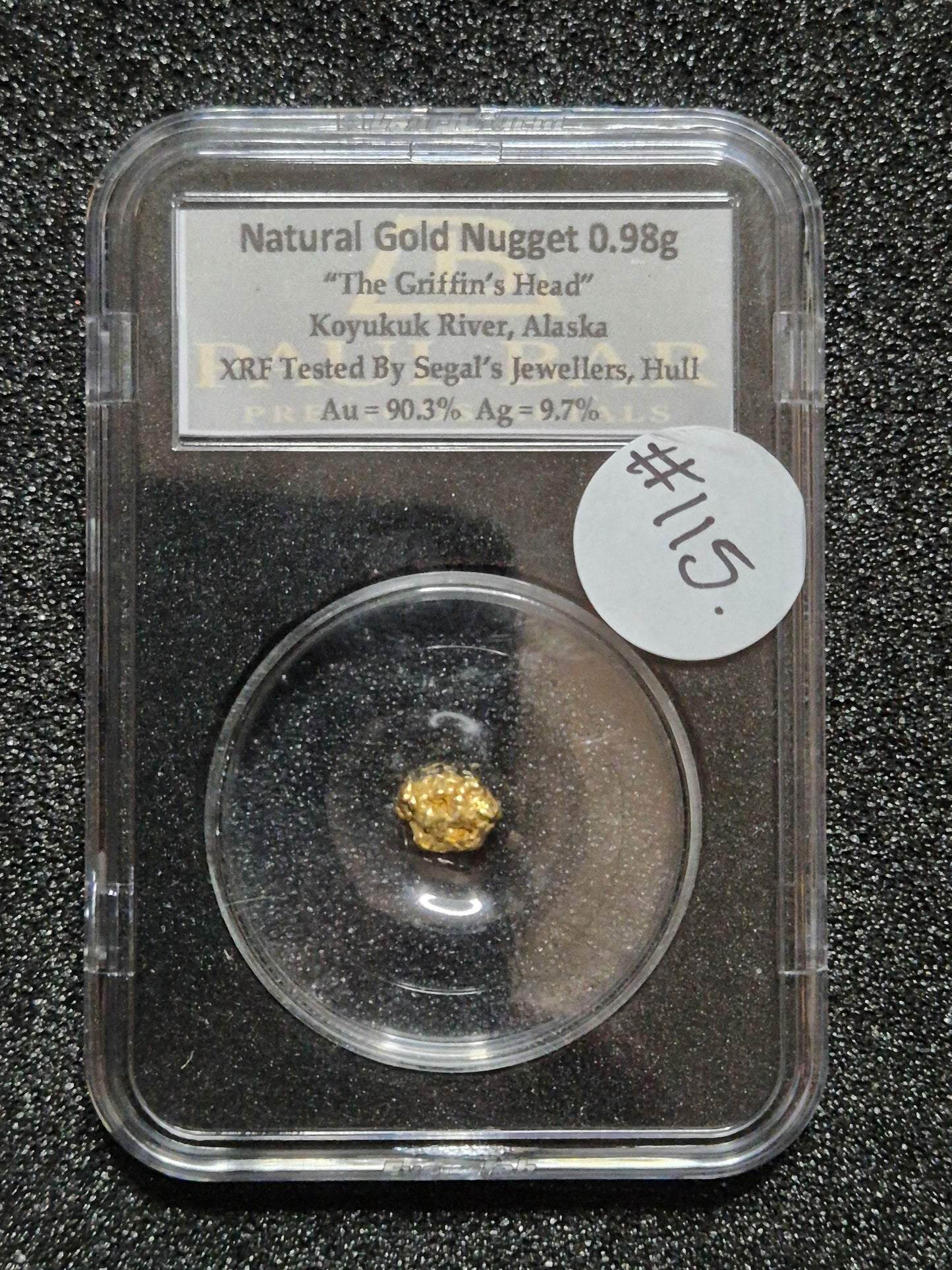 Natural Gold Nugget - 0.98g - #115