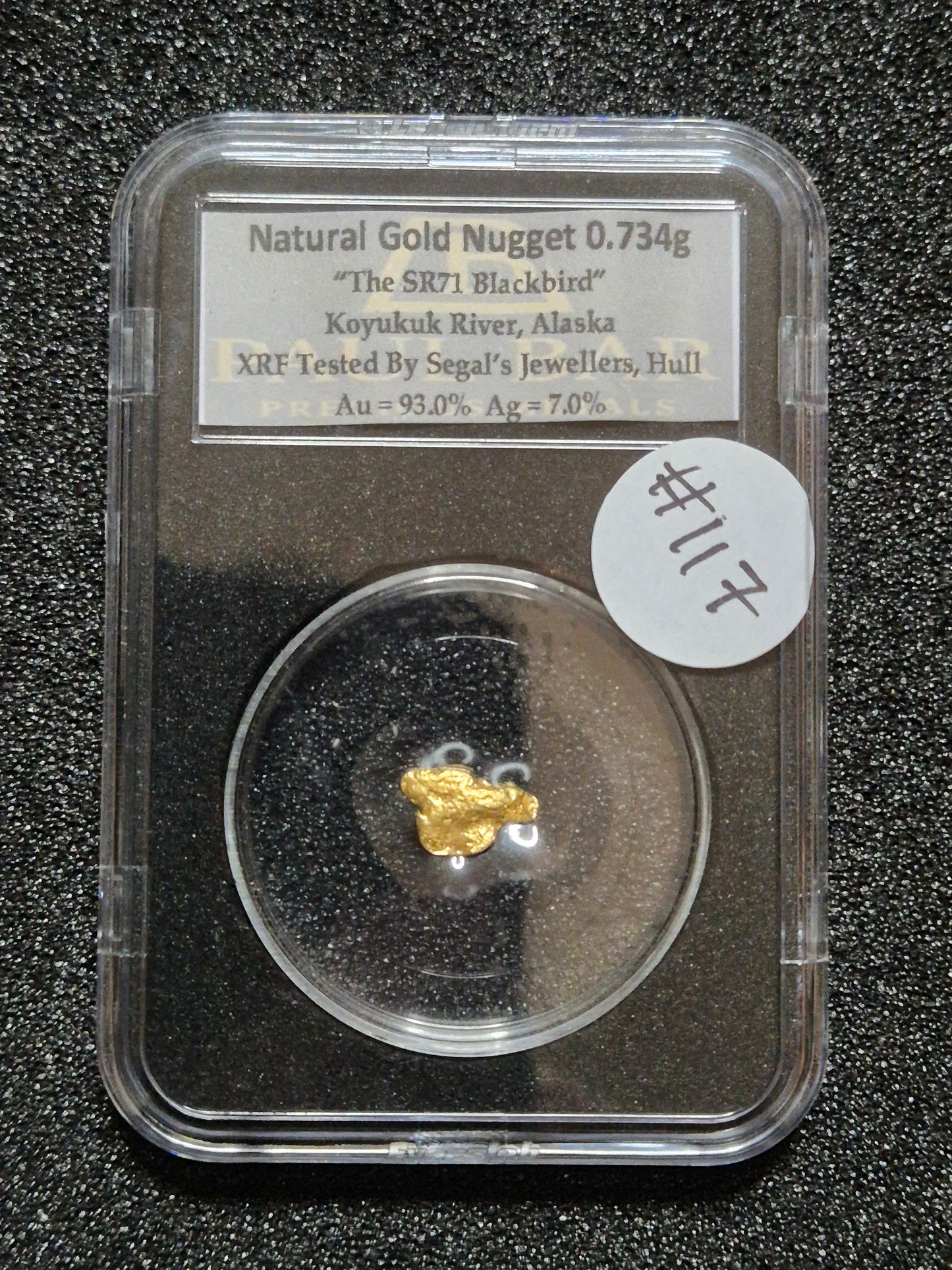 Natural Gold Nugget - 0.734g - #117