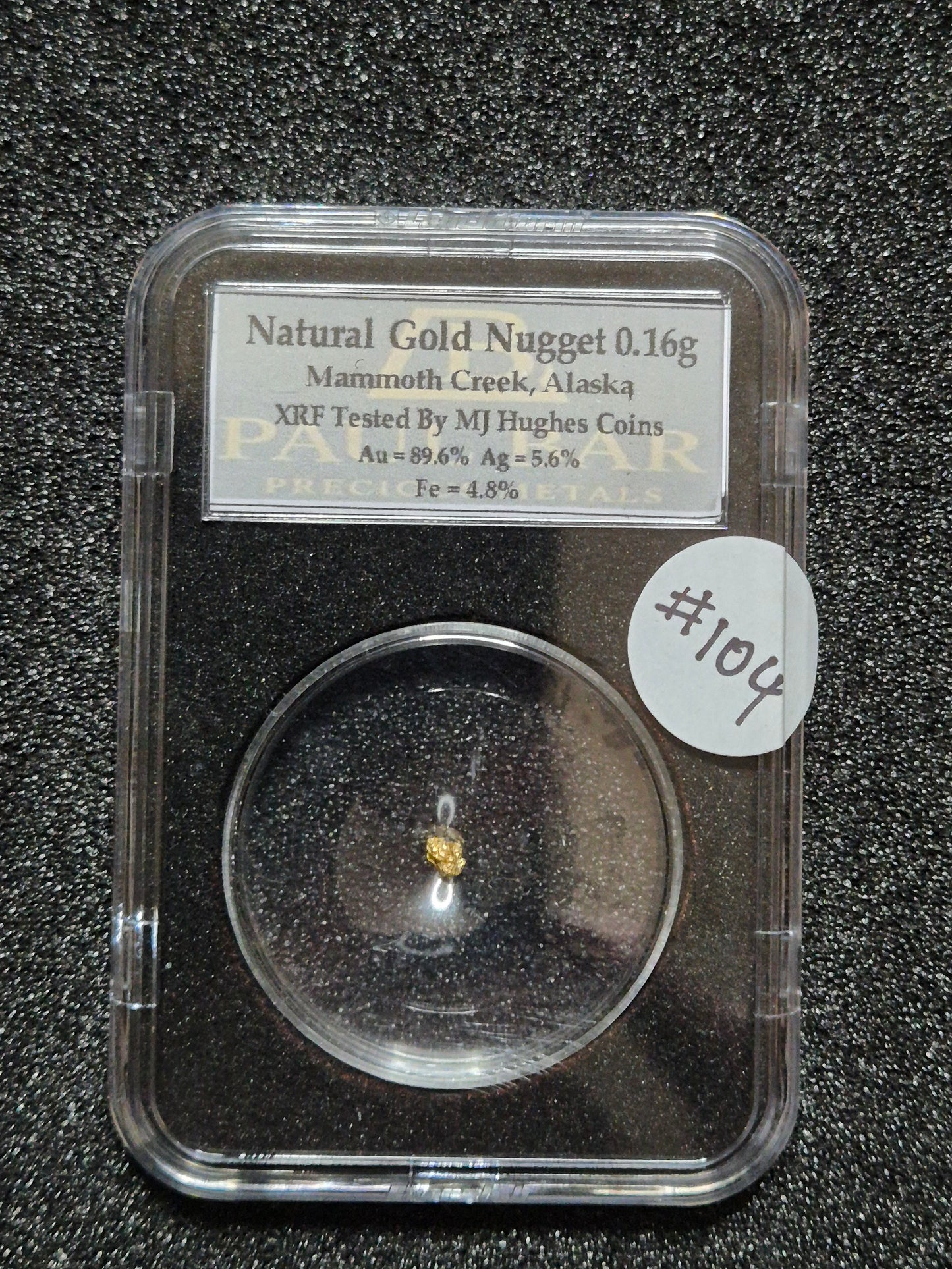 Natural Gold Nugget - 0.16g - #104