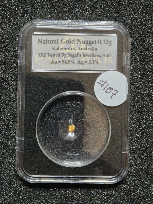 Natural Gold Nugget - 0.12g - #107