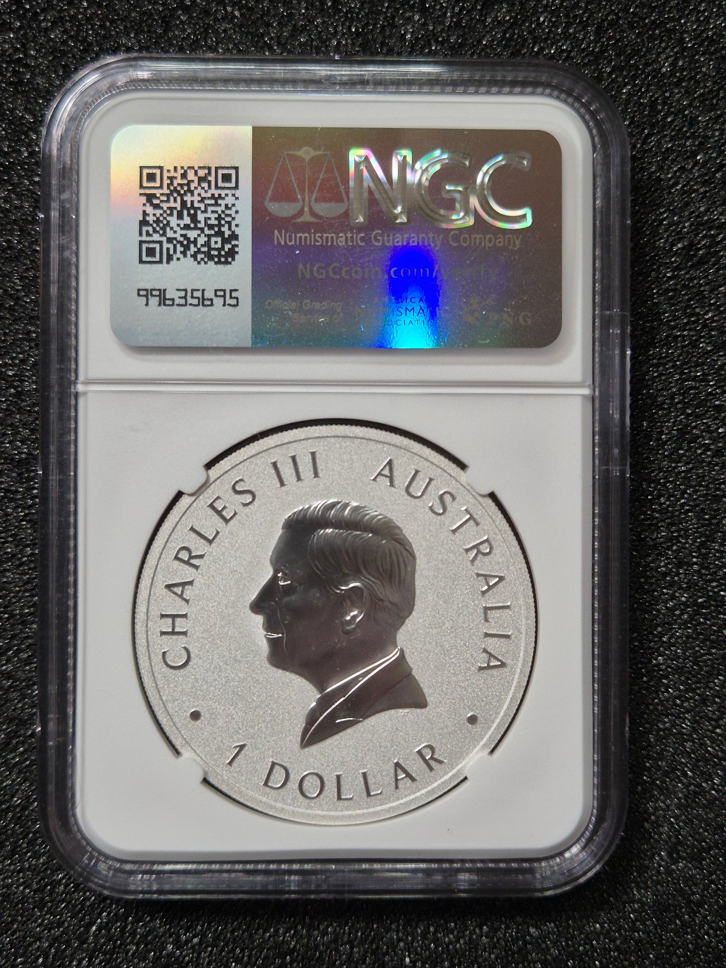 2024 1oz Silver Australian Wedge-Tailed Eagle 10th Anniversary Coin - HAND SIGNED BY JOHN MERCANTI - With P125 Mint Mark