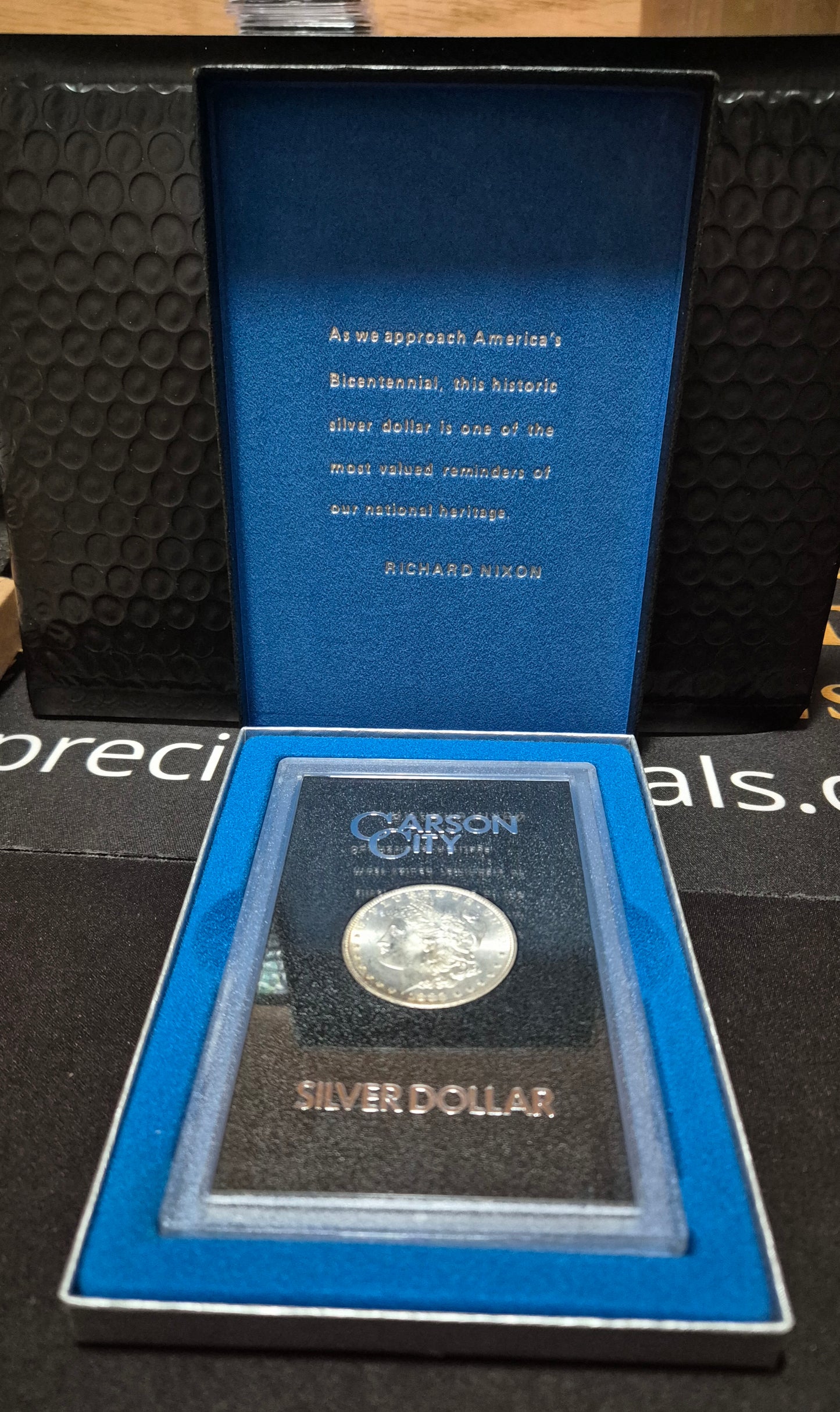 1883 Carson City Morgan Dollar, In Hard Case and Presentation Box