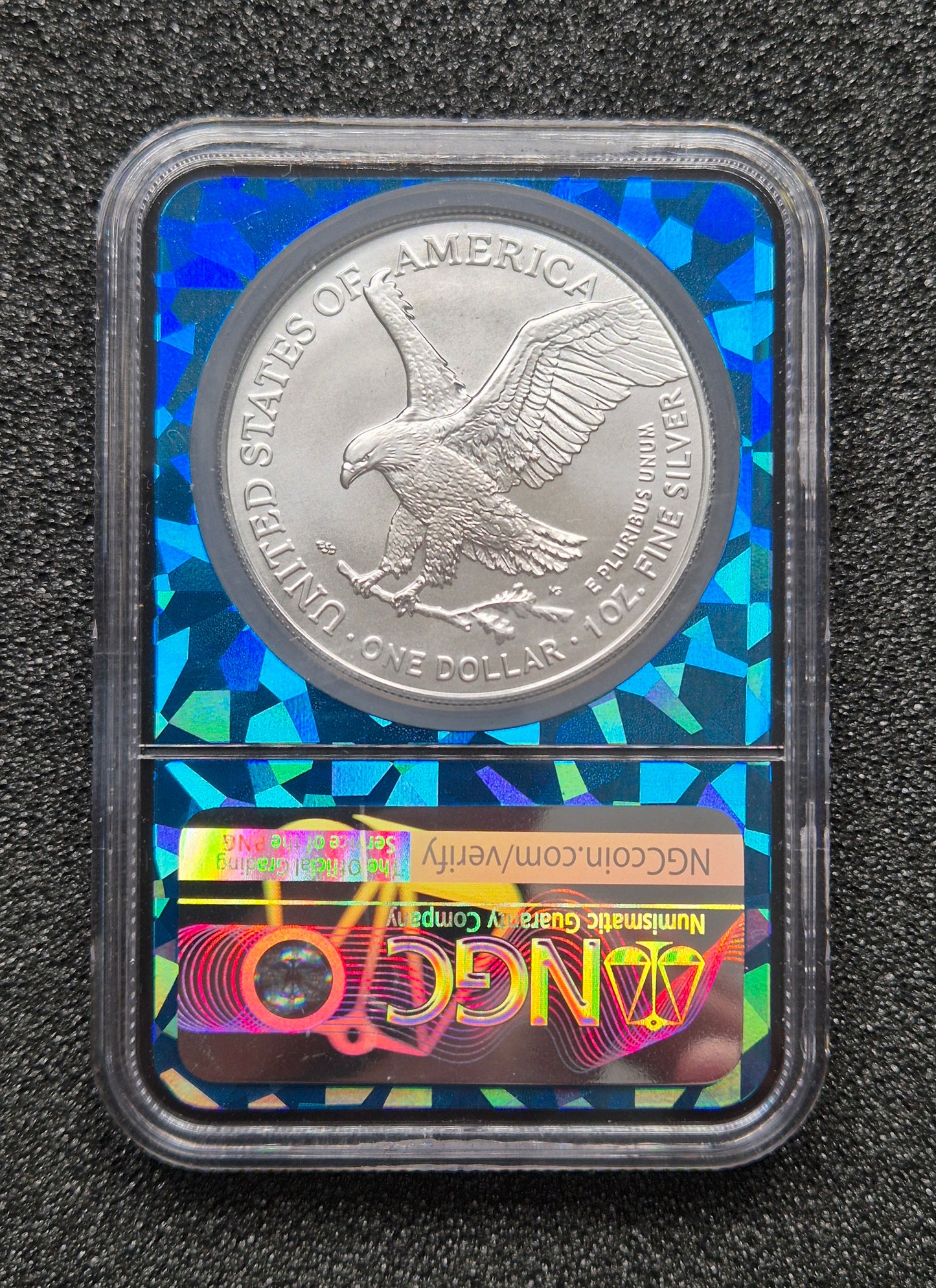 2025 (P) American Silver Eagle – Eagle Privy - NGC MS70 - Prismatic Core Holder