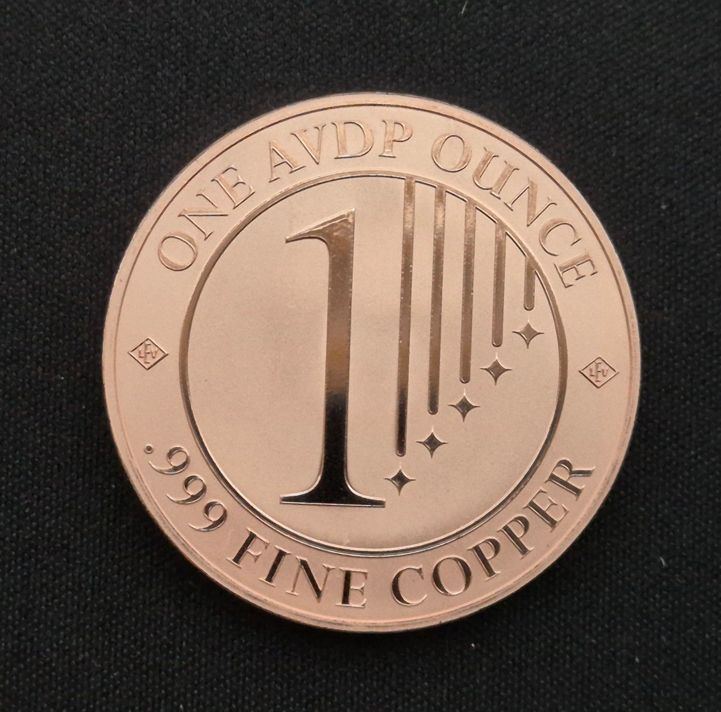 1oz Copper Geiger Round image 0