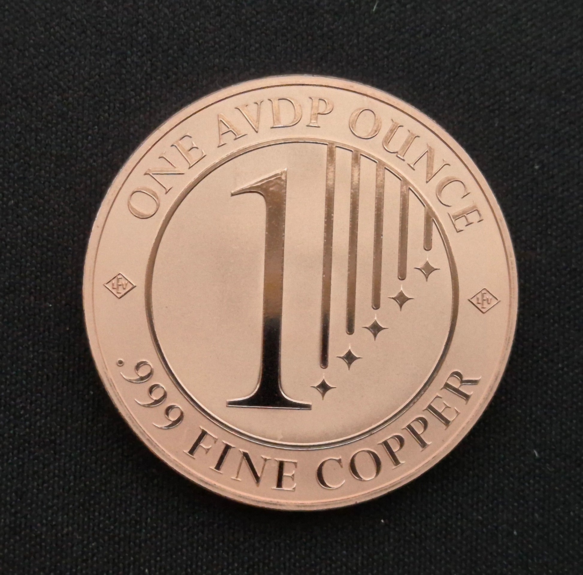 1oz Copper Geiger Round image 0