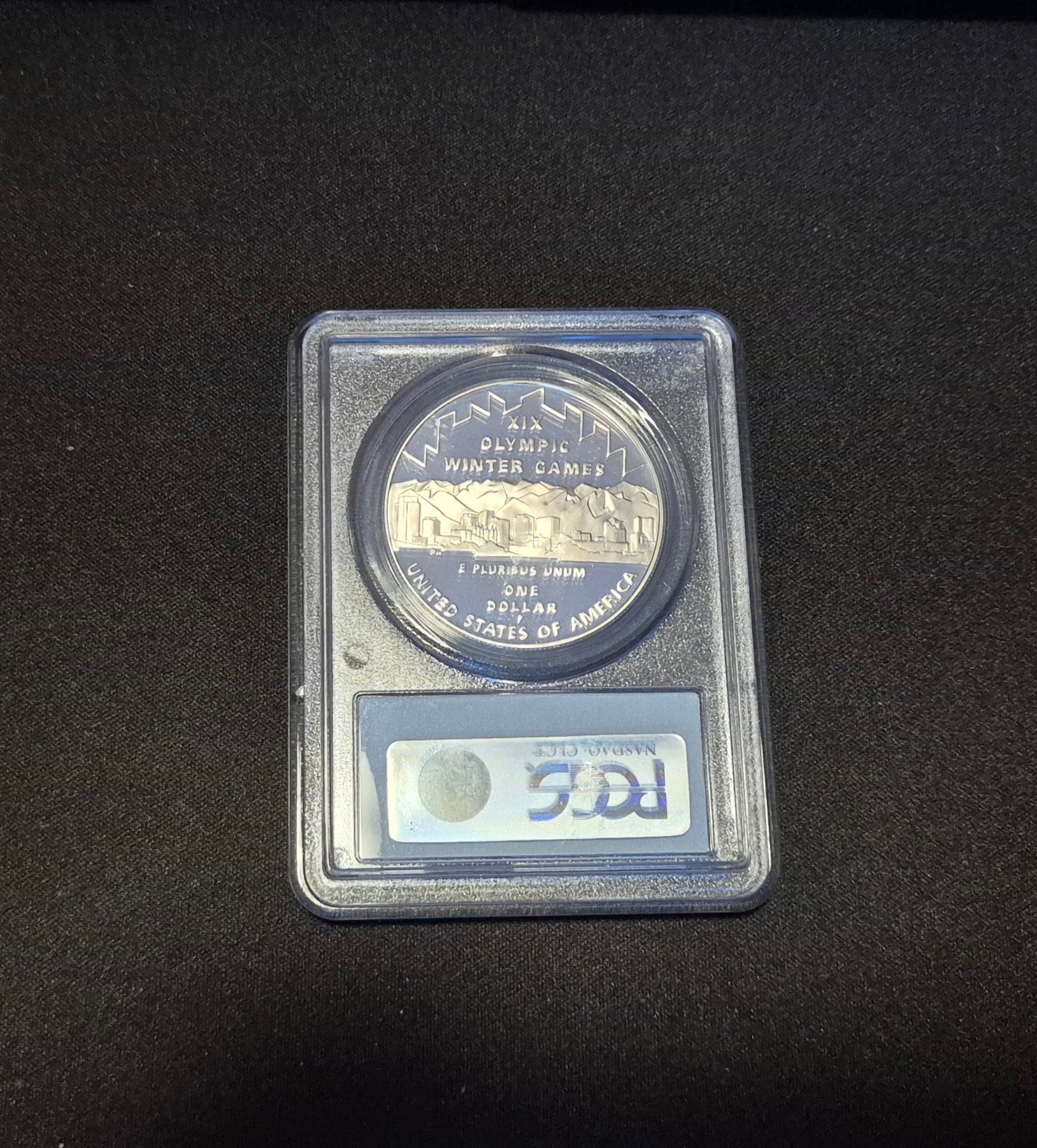 2002-P Salt Lake City Olympics Silver Dollar PCGS PR69DCAM image 1