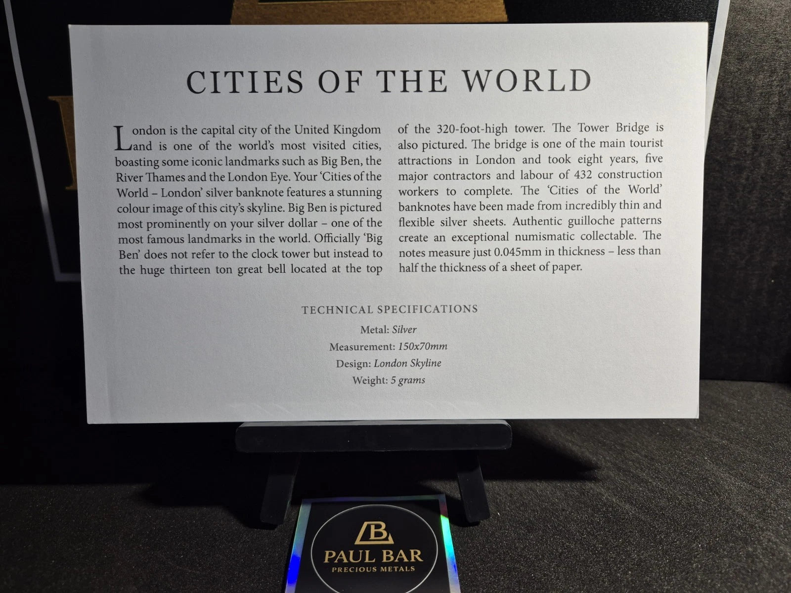 Commemorative "Skyline Dollar" from the Cook Islands. image 1