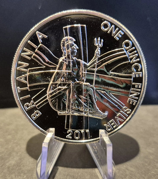 2011 Silver Britannia Coin 1oz image 0