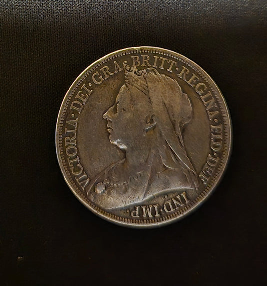 #2 1893 Queen Victoria Silver Crown image 0