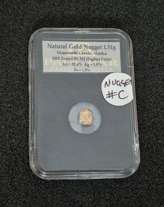 Natural Gold Nugget 1.51g  #C XRF Tested image 0