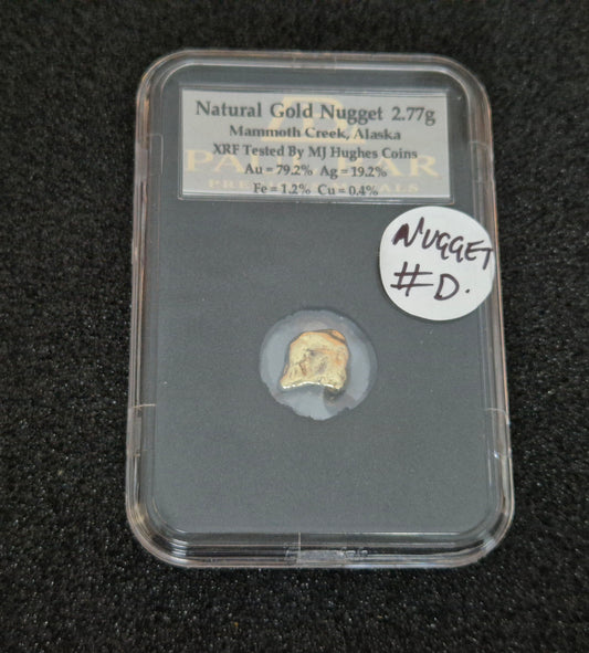 Natural Gold Nugget 2.77g #D XRF Tested image 0