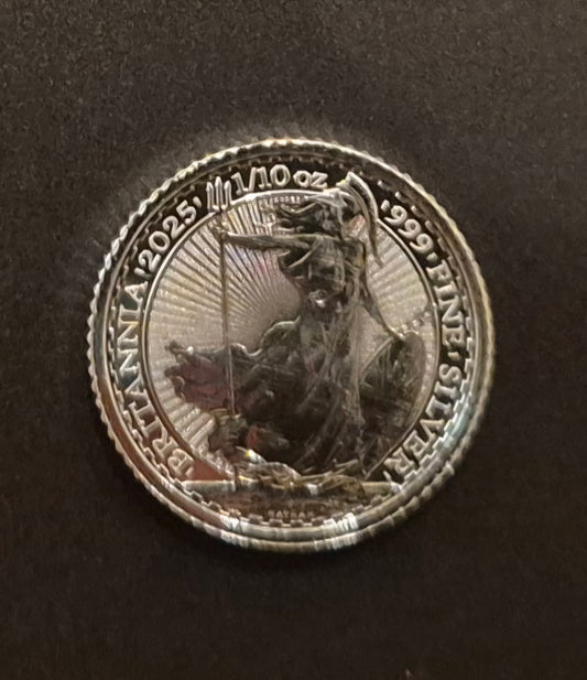 2025 1/10th oz Silver Britannia